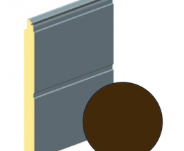 Панель воротная 450мм ALUTECH M-гофр (цвет: Коричневый)